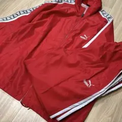 PUMA☆デッドストック ウインドブレーカー セットアップ レッド
