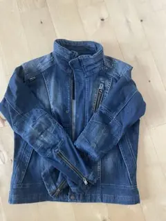 インディゴ　デニムジャケット　Gジャン　ワークマン　メンズ