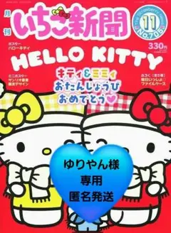 最新号♥️いちご新聞2026年11月号/本誌付録つき/ファイルケース③表紙MIX