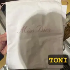 新品 MISS DIOR  ピンク千鳥柄 2024 伊勢丹限定 巾着　ポーチ