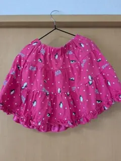 ペンギン柄フリル付きスカート 140サイズ　ジェニー