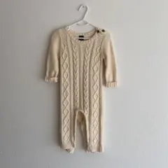 babyGap ケーブルニットロンパース 80cm