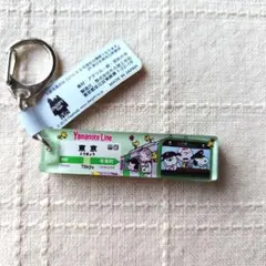 スヌーピータウン限定　アクリルキーホルダー　山手線