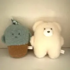ほっこりモコモカ　ボールチェーン付きぬいぐるみ