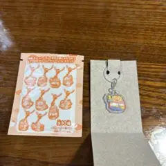 「未使用」すみっコぐらし めじるしアクセサリー とんかつ アクリルチャーム