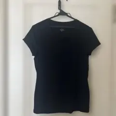 ブラック Vネック Tシャツ 半袖のサムネイル