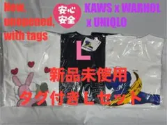 L☆新品☆UNIQLO×KAWS＋WARHOL カウズ+ウォーホル 3枚セット②