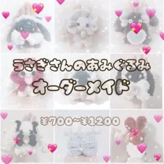 うさぎ あみぐるみ オーダーメイド オーダー専用ページ - メルカリ