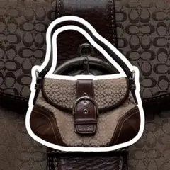 COACH Flap Soho Mini Signature handbag