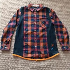 ファミリア シャツ トップス 飛行機 男の子 120 長袖