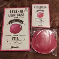 ✩新品未使用✩ レザーコインケース ラウンド ピンク