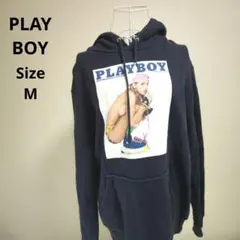 【入手困難☆PLAY BOY】Sandie anap 紺　パーカー　サイズMのサムネイル