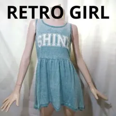 美品✨RETRO GIRL タンクトップワンピース グリーン