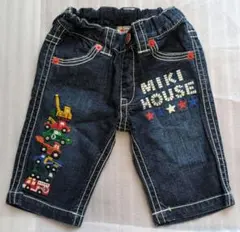 ミキハウス デニムハーフパンツ 半ズボン 100