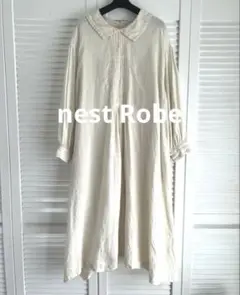 nest Robe ネストローブ リネン2way前後着ピンタックワンピース 麻