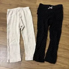キッズ レギンス 2点セット　しまむら　プティマイン　100サイズ