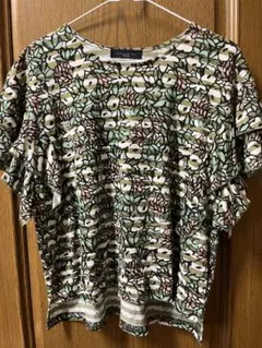 セモア　花柄 フリル袖 Tシャツのサムネイル