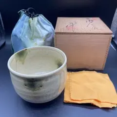 黄瀬戸四方花瓶　河村硯山　柳窯　花瓶 黄瀬戸四方花瓶 河村硯山 柳窯 花瓶 柳窯 河村硯山作