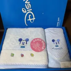 ディズニー　ミッキー　ふんわり柔らかタオルセット