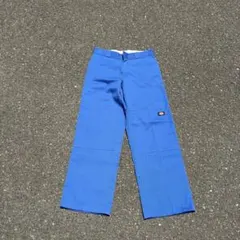 廃盤 メキシコ製✨Dickies ダブルニー　ブルー 30×30