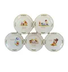 便利サイズ　くまのプーさんお皿　5枚セット