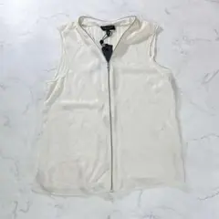 rag & bone 異素材 ノースリーブ ジップアップ トップス ベスト M