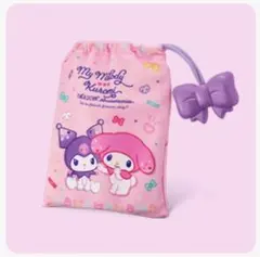 My Melody & Kuromi リボン付き巾着袋