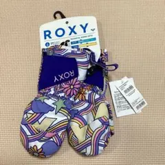 ROXY ミトン　手袋　スキー　スノボー　紫/多色　Mサイズ