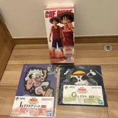 ONE PIECE 一番くじ　B賞フィギュア、I賞デスクアソート、G賞タオル