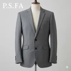 P.S.FA コレクションモデル ピンストライプ テーラードジャケット 背抜きのサムネイル