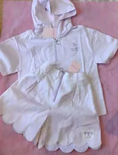 ★訳あり　未使用　メゾピアノ　トップス　半ズボン　130 140