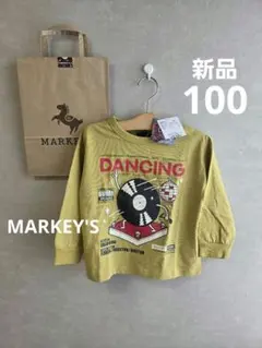 【新品】MARKEY'S マーキーズ 長袖 ロンT Tシャツ 100のサムネイル