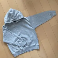 【ZARA】グレー フード付きパーカー 長袖