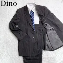 Dinoセットアップスーツ　XL（LL）　ブラック ストライプ　シルク