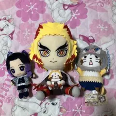 鬼滅の刃　ぬいぐるみ　まとめ売り　煉獄杏寿郎　　胡蝶しのぶ　嘴平伊之助