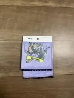 マレフィセント ハンドタオル 紫色