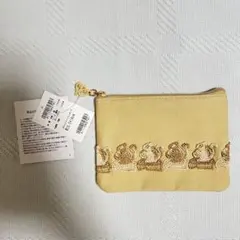 近沢レース ☆ ミニティッシュポーチ／ティッシュケース（りす・ベージュ）［新品］