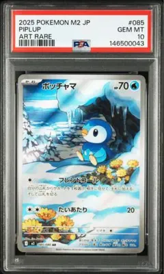 ポケモンカード ポッチャマ AR PSA10 085/080 ポケカ - メルカリ