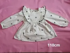 apres les cours 110cm リボン柄トップス