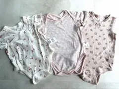 ベビー肌着3枚セット 60-70⭐︎ママラク⭐︎イオン⭐︎UNIQLO