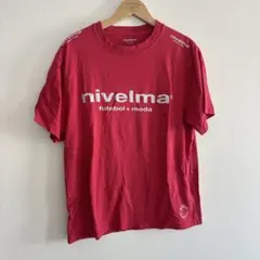 nivelma 半袖Tシャツ レッド Lサイズ
