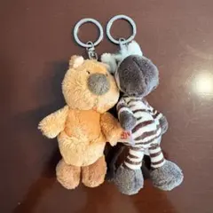 NICI ぬいぐるみ キーホルダー 2匹