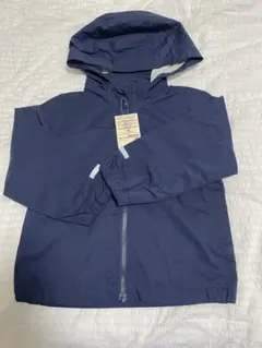 新品未使用　無印商品　撥水　フード付きブルゾン　110cm キッズ服のサムネイル