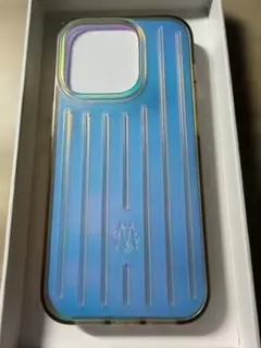 [正規品] RIMOWA iPhone 15 Pro ケース イリディセント