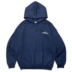 00sヴィンテージ・スウェットパーカー USA ペンシルバニア 企業物 ネイビー