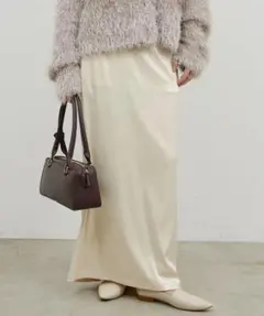 新品 GALLARDAGALANTE ストレッチサテンタイトスカート 0