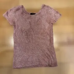 INÉD ピンク ニット 半袖 トップス