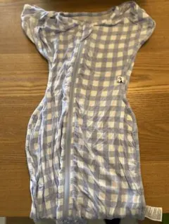 コニー　モダールスワドルスーツ　ブルーギンガム6M(70)