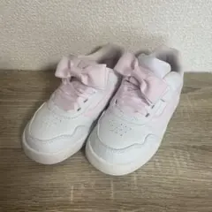バンズ　VANS リジダ　リボン　スニーカー　子供　靴　17センチ