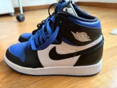 Nike Air Jordan 1 ブラック/ホワイト/ブルー